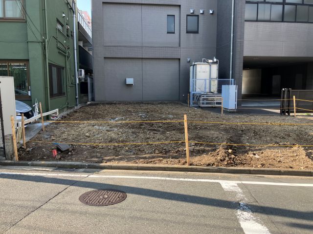 軽量鉄骨造2階建て解体工事(神奈川県横浜市南区白金町)工事後の様子です。
